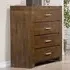 Calliope Chest of 4 Drawers - Rustic Oak