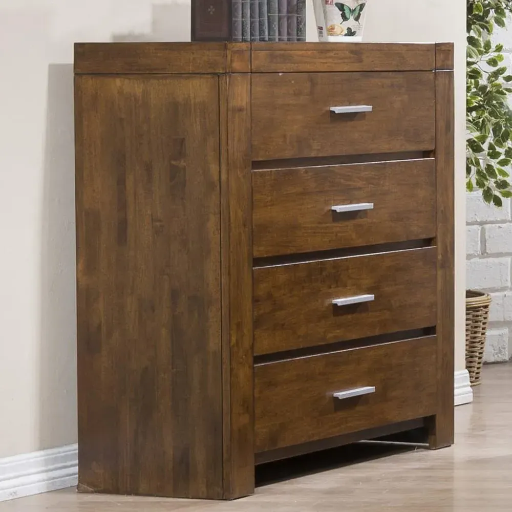 Calliope Chest of 4 Drawers - Rustic Oak