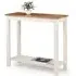 Calliope Console Table - Ivory, Oak
