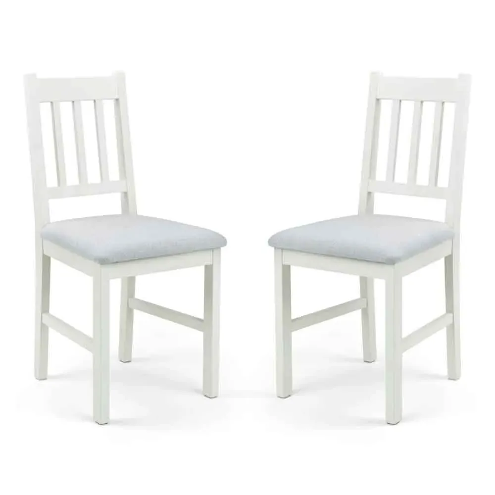 Calliope Dining Chairs (Set of 2) - White, Wood product