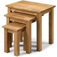 Calliope Nest of 3 Tables - Oak