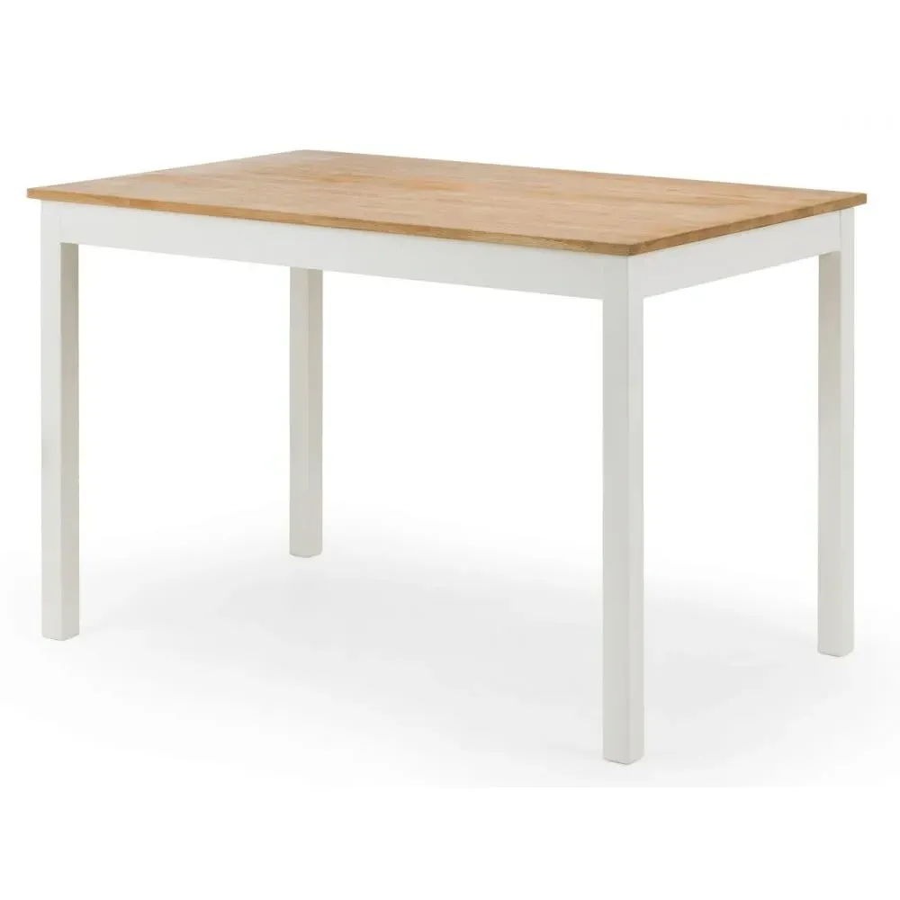 Calliope Rectangular Dining Table - Ivory, Oak