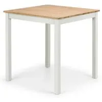 Calliope Square Dining Table - Ivory, Oak