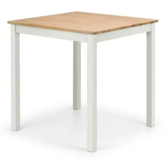 Calliope Square Dining Table - Ivory, Oak
