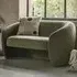 Calvi 2-Seater Sofa - Moss Green, Fabric