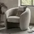 Calvi Fabric Armchair - Cream