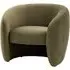 Calvi Fabric Armchair - Moss Green