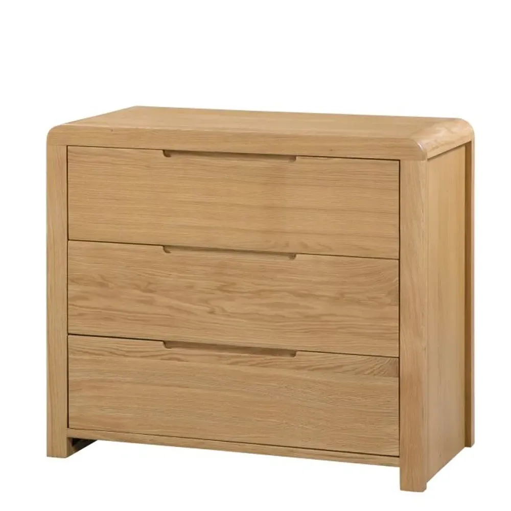 Camber 3-Drawer Chest - Waxed Oak image