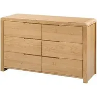 Camber 6-Drawer Chest - Waxed Oak