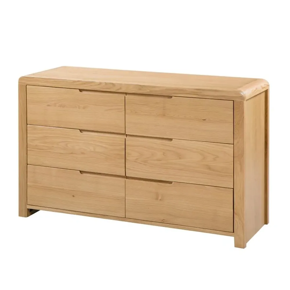 Camber 6-Drawer Chest - Waxed Oak