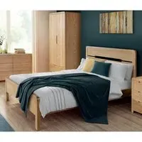 Camber Double Bed Frame - Oak