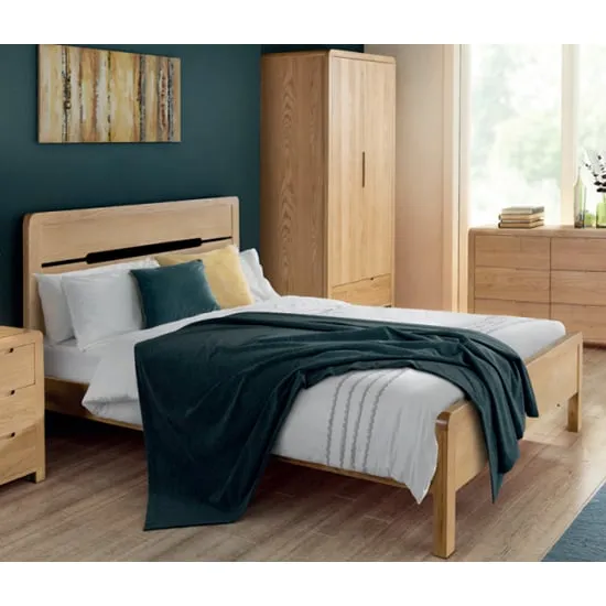Camber Double Bed Frame - Oak image