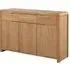 Camber Wooden Sideboard with 3 Doors 3 Drawers - Waxed Oak