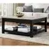 Cameron Coffee Table with Storage - Black, Oak
