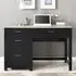 Cameron Lift Top Desk with Storage - Black, Oak