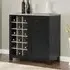 Cameron Wooden Drinks Cabinet - Black