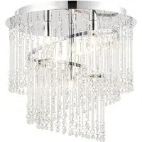 Camille 4 Lights Ceiling Pendant Light - Polished Chrome