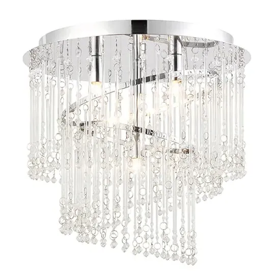 Camille 4 Lights Ceiling Pendant Light - Polished Chrome image