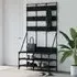 Camrose Clothes Rack with Shoe Storage - Black