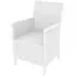 Camrose Outdoor Rattan Armchair - White