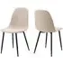 Canby Dining Chairs - Beige, Fabric