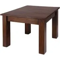 Candie Square Lamp Table - Dark Oak