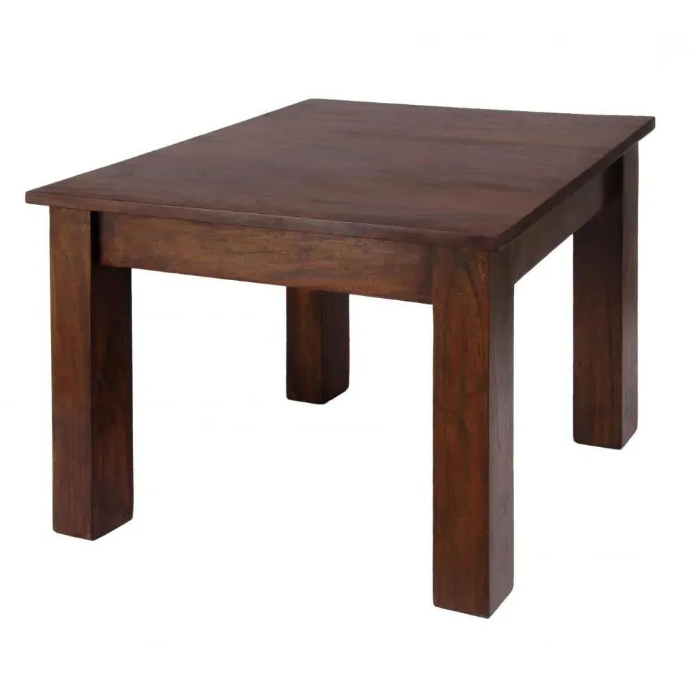 Candie Square Lamp Table - Dark Oak image