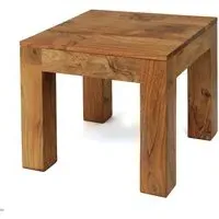 Candie Square Lamp Table - Light Oak