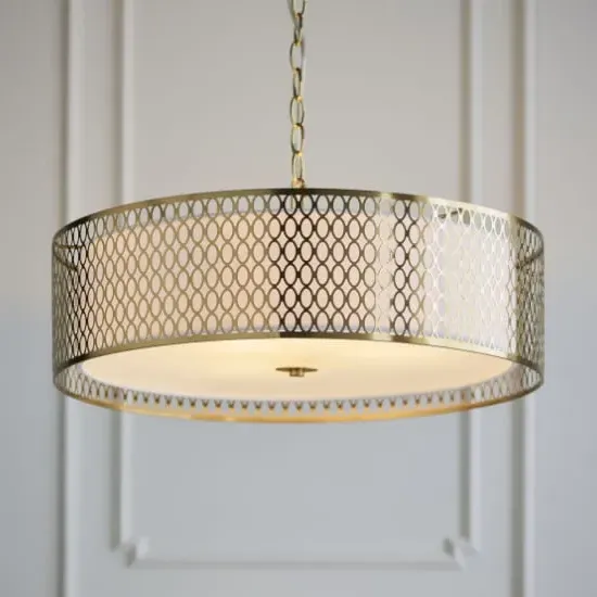Caneadea Round Pendant Light - Gold image