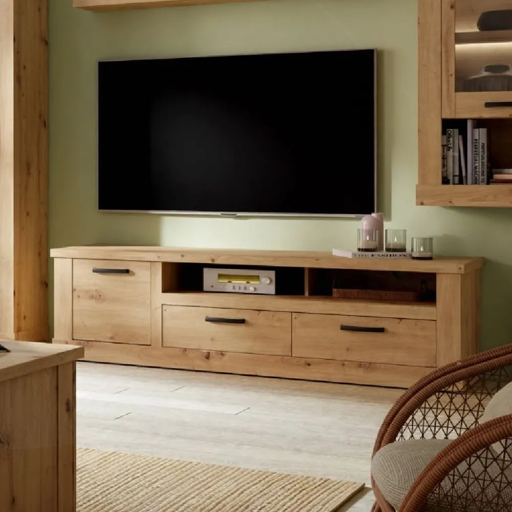 Caneadea TV Stand with 2 Drawers 1 Door - Artisan Oak image