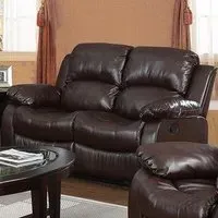 Canika 2-Seater Recliner Sofa - Brown, Leather