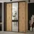 Canon Small Wardrobe with 3 Sliding Doors - Artisan Oak