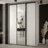 Canon Wardrobe with 3 Sliding Doors - White