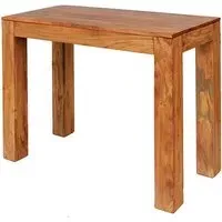 Cansu Console Table - Brushed Oak, Acacia Wood