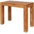 Cansu Console Table - Brushed Oak, Acacia Wood