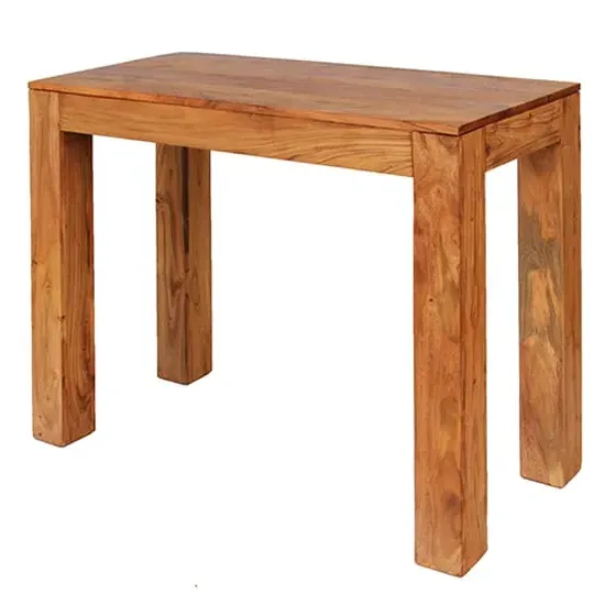 Cansu Console Table - Brushed Oak, Acacia Wood image