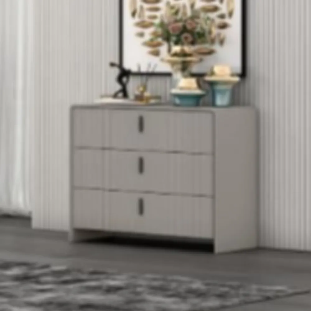 Canton 3-Drawer Chest - Flannel Grey, Wood product