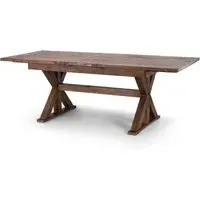 Canton Extendable Dining Table - Brown, Reclaimed Pine