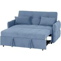 Canton Sofa Bed - Blue, Fabric
