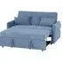 Canton Sofa Bed - Blue, Fabric