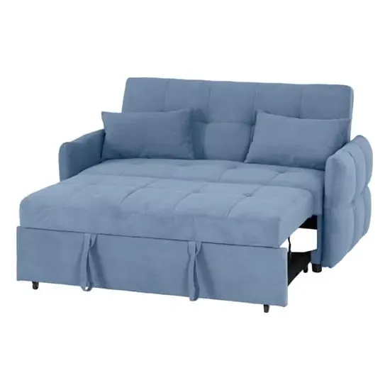 Canton Sofa Bed - Blue, Fabric