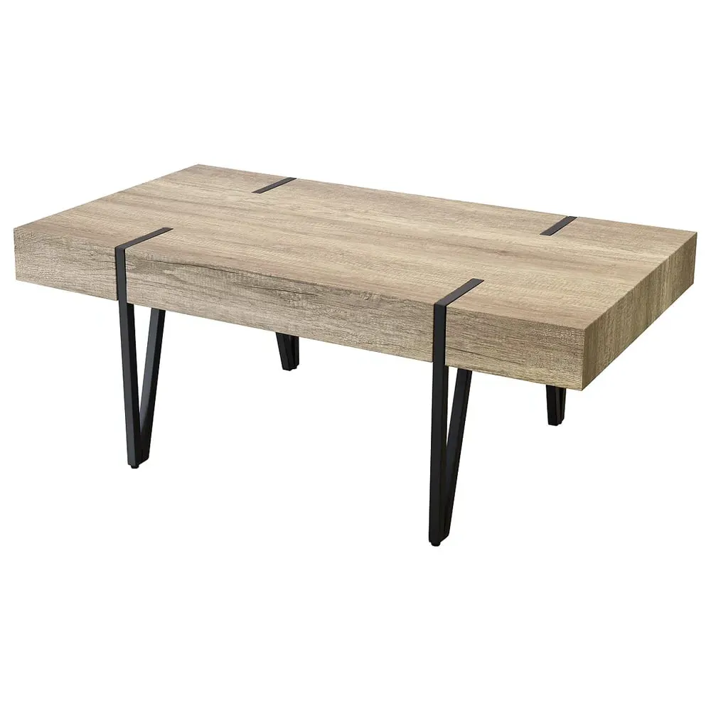 Canyonville Rectangular Coffee Table - Natural, MDF