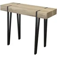 Canyonville Rectangular Console Table - Natural, MDF