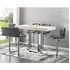 Caprice Large Bar Table with 6 Coco Stools - White