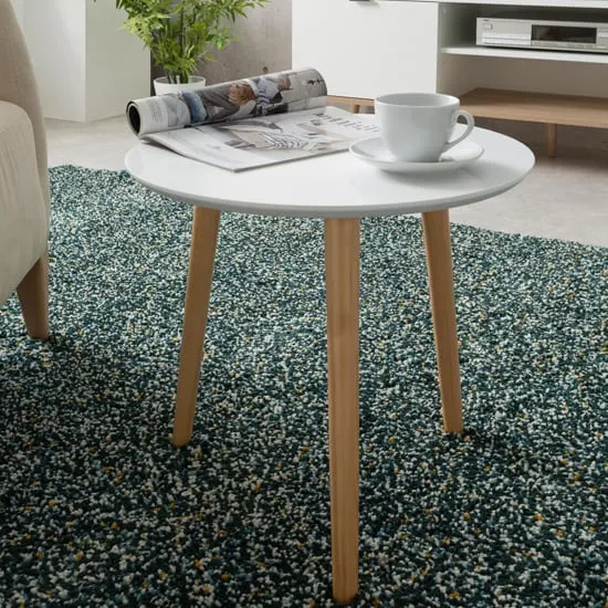 Capricornus Side Table - White, Pine