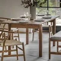 Captiva Rectangular Dining Table - Natural, Acacia Wood