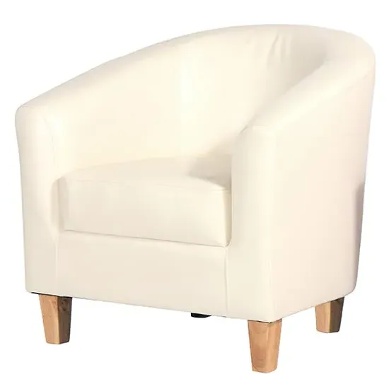 Cardea 1-Seater Sofa - Cream, PU Leather product