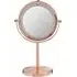 Cardiff Dressing Mirror with LED - Rose Gold