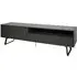 Cardiff Large TV Stand with Storage - Charcoal, Wood