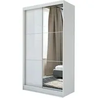 Cardwell Small Wardrobe with 2 Sliding Doors - White